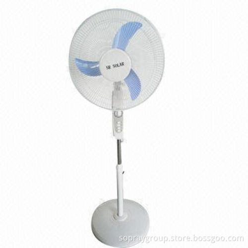 Battery-operated fan of solar/DC fan or DC/AC solar fan for various types of indoor and outdoor use